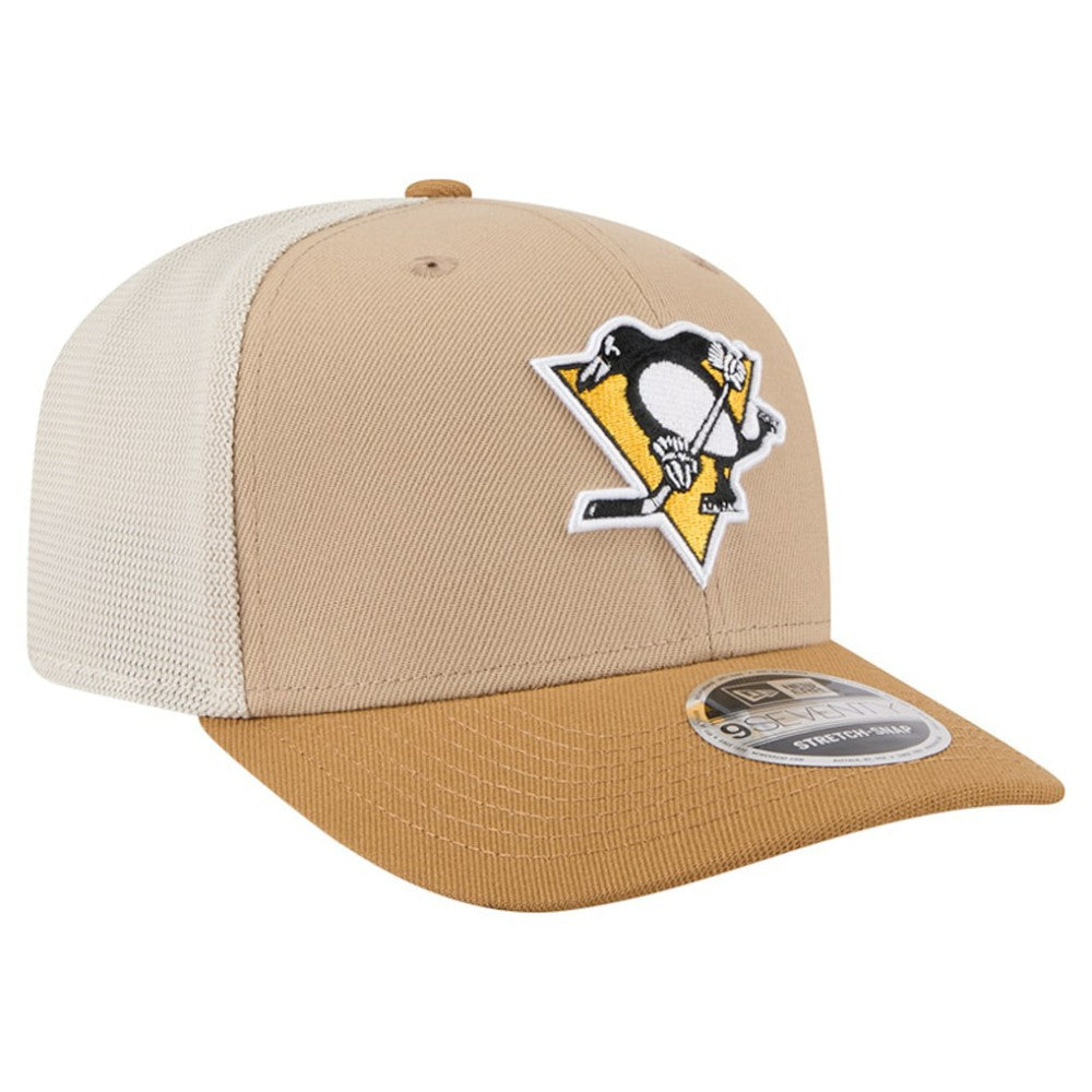 Pittsburgh Penguins New Era Two-Tone Trucker 9SEVENTY Stretch Snap Adjustable Hat