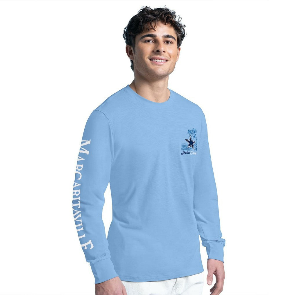 NFL Dallas Cowboys G-III Sports by Carl Banks Margaritaville It's Five O'Clock Somewhere Long Sleeve T-Shirt
