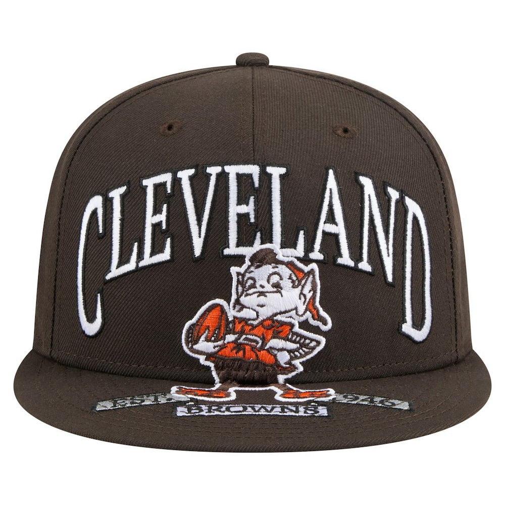 NFL Cleveland Browns Throwback Oversized 59FIFTY Fitted Hat