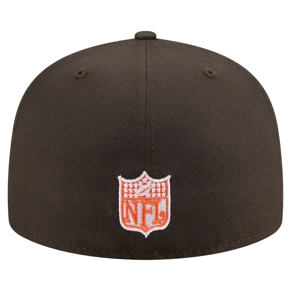 NFL Cleveland Browns Throwback Oversized 59FIFTY Fitted Hat