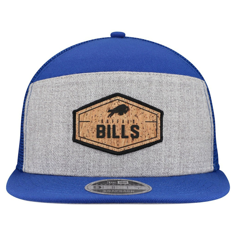 NFL Buffalo Bills Cork Split Panel 9FIFTY Trucker Snapback Hat