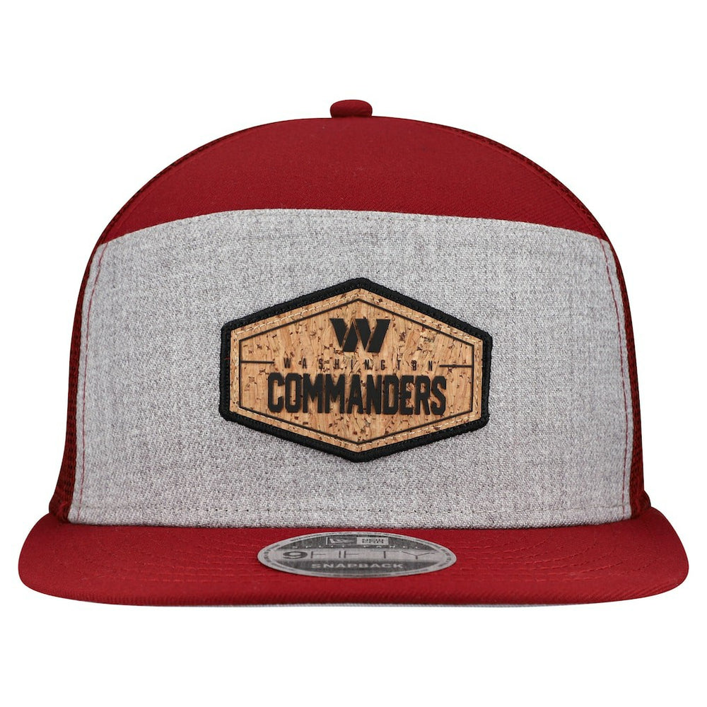 NFL Washington Commanders Cork Split Panel 9FIFTY Trucker Snapback Hat