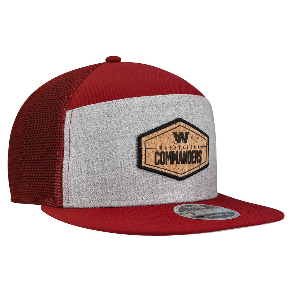 NFL Washington Commanders Cork Split Panel 9FIFTY Trucker Snapback Hat