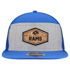NFL Los Angeles Rams Cork Split Panel 9FIFTY Trucker Snapback Hat