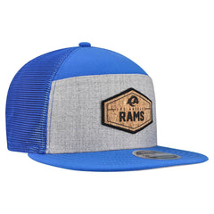 NFL Los Angeles Rams Cork Split Panel 9FIFTY Trucker Snapback Hat