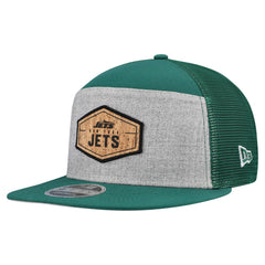 NFL New York Jets Cork Split Panel 9FIFTY Trucker Snapback Hat