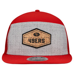 NFL San Francisco 49ers Cork Split Panel 9FIFTY Trucker Snapback Hat