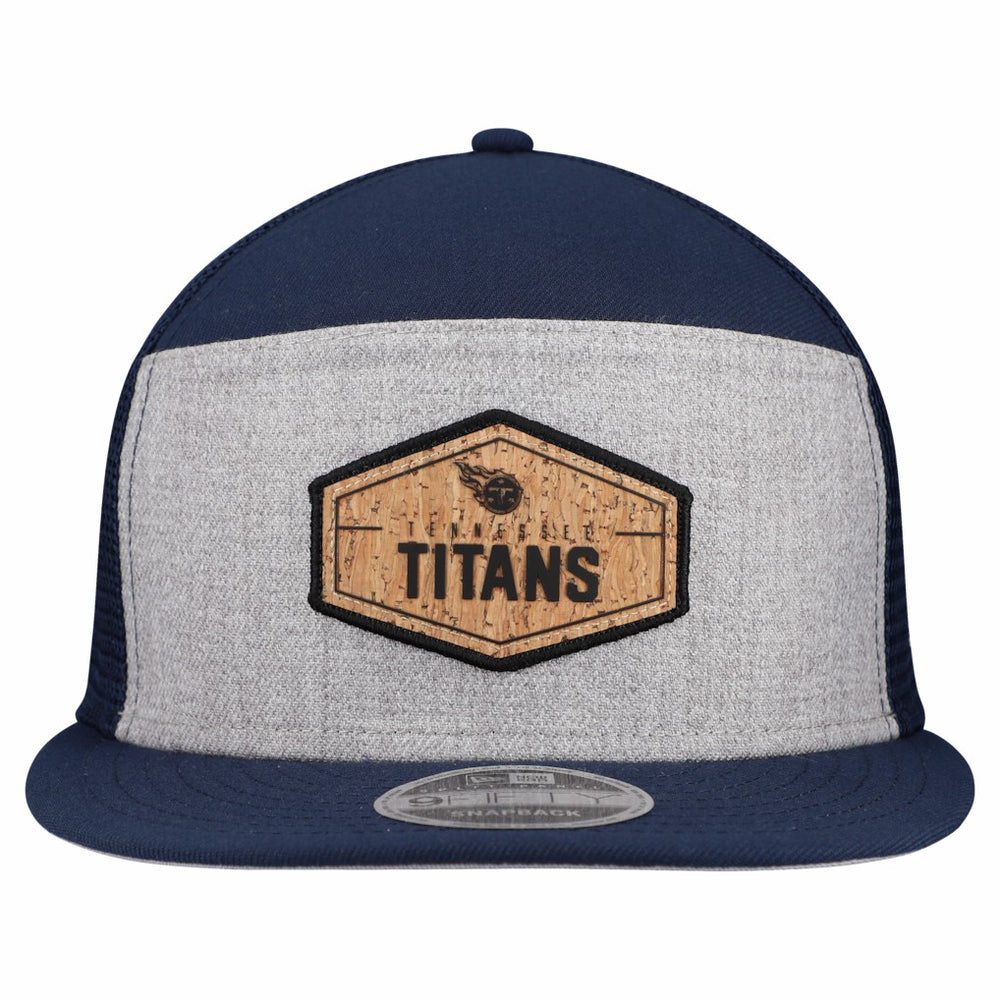 NFL Tennessee Titans Cork Split Panel 9FIFTY Trucker Snapback Hat