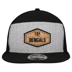 NFL Cincinnati Bengals Cork Split Panel 9FIFTY Trucker Snapback Hat