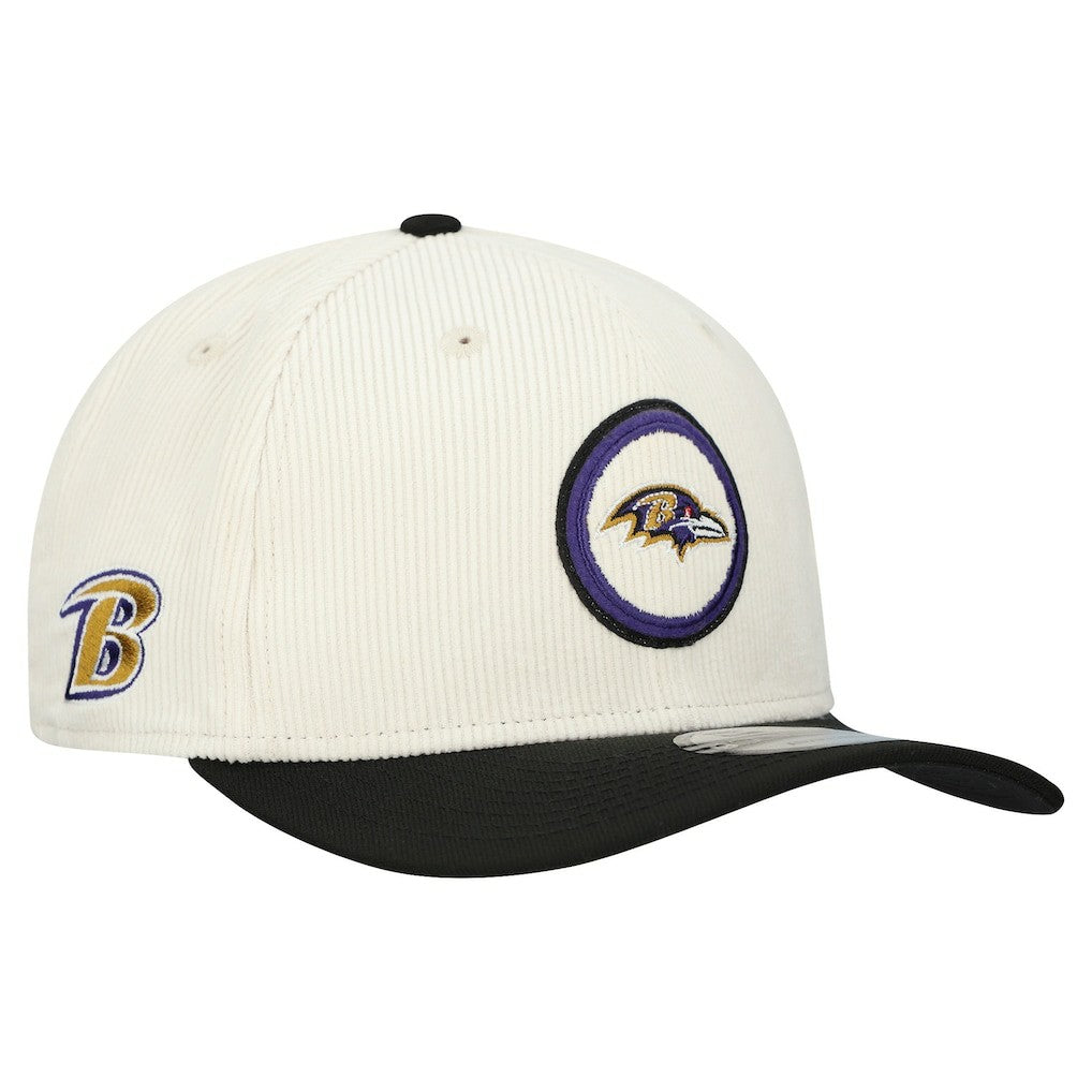 NFL Baltimore Ravens Loyal Corduroy 9SEVENTY Adjustable Hat
