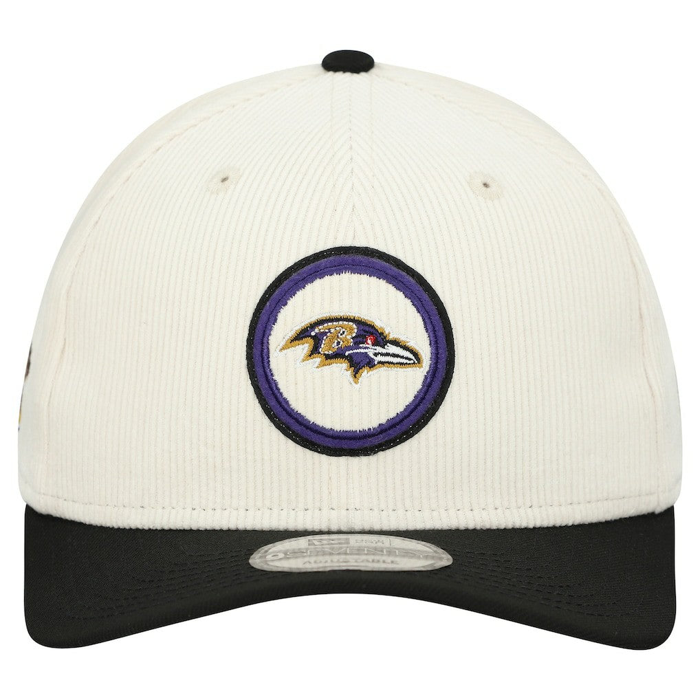 NFL Baltimore Ravens Loyal Corduroy 9SEVENTY Adjustable Hat