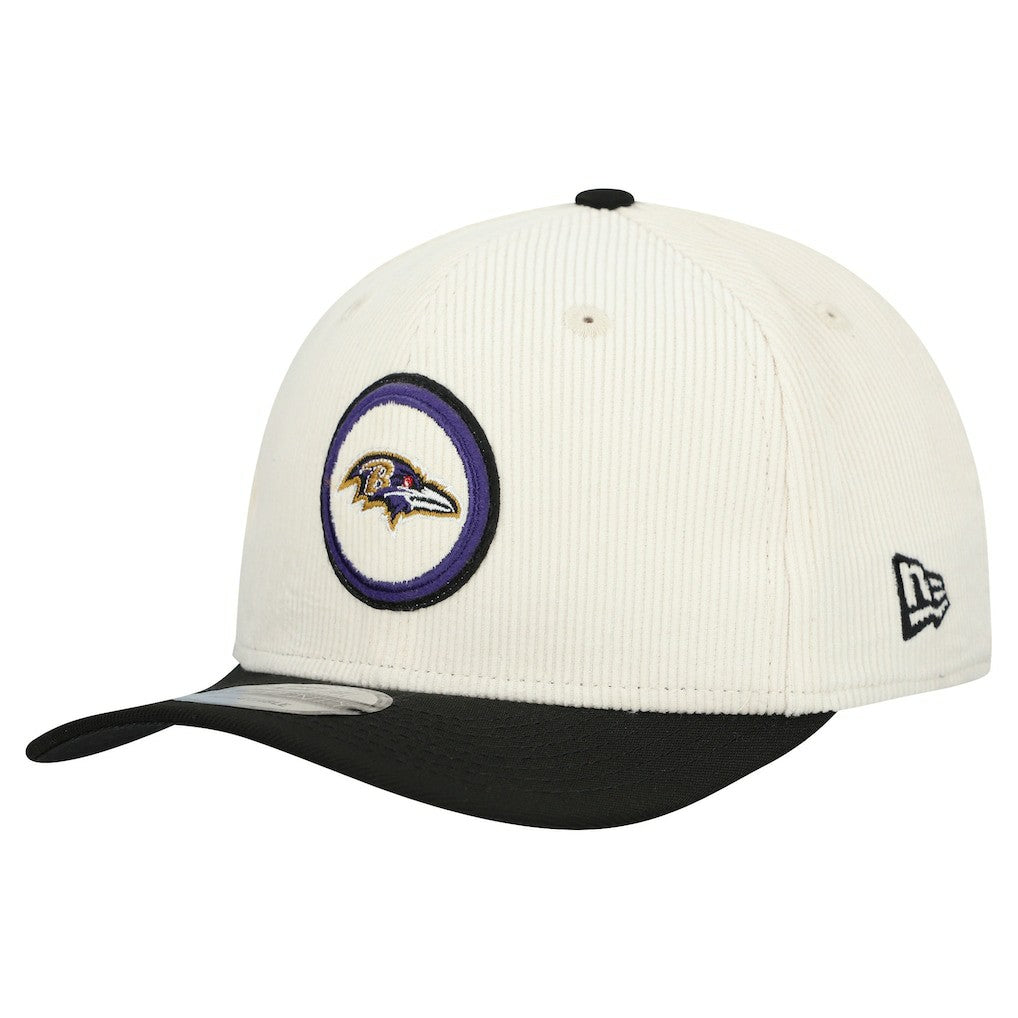 NFL Baltimore Ravens Loyal Corduroy 9SEVENTY Adjustable Hat