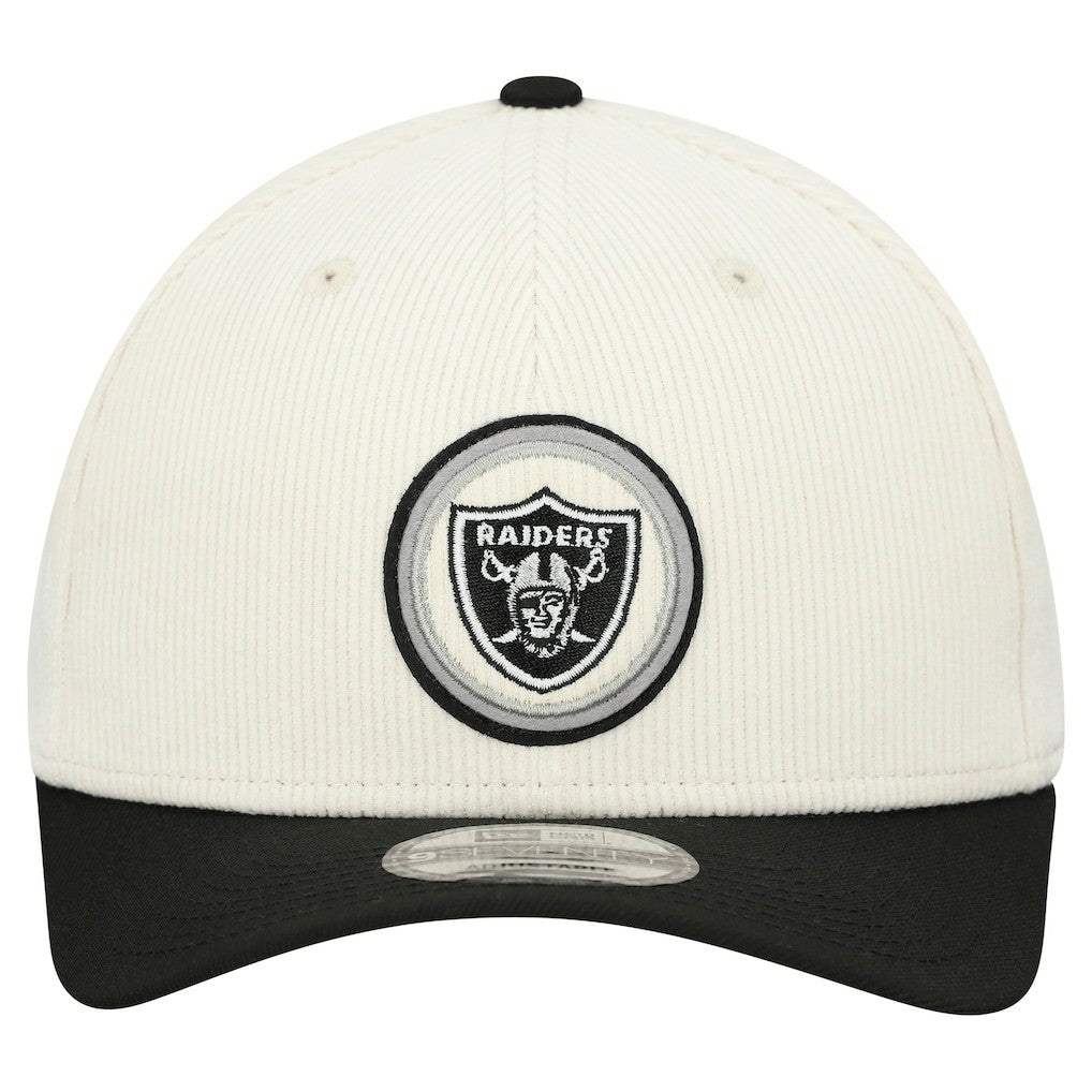NFL Las Vegas Raiders Loyal Corduroy 9SEVENTY Adjustable Hat