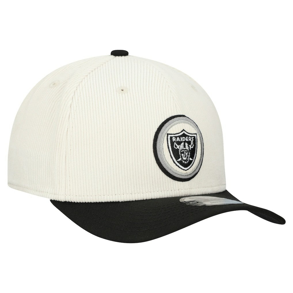 NFL Las Vegas Raiders Loyal Corduroy 9SEVENTY Adjustable Hat