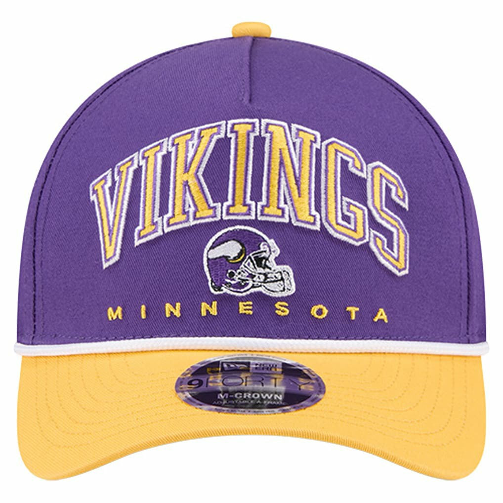 NFL Minnesota Vikings Arch COOLERA 9FORTY A-Frame M-Crown Adjustable Hat