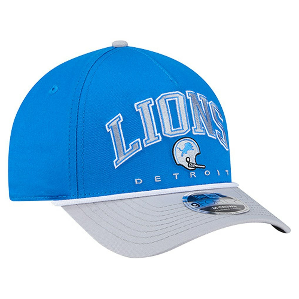 NFL Detroit Lions Throwback Arch COOLERA 9FORTY A-Frame M-Crown Adjustable Hat