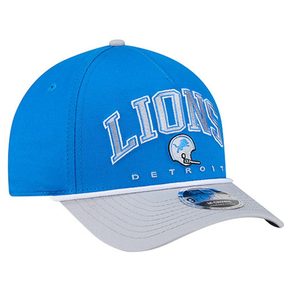 NFL Detroit Lions Throwback Arch COOLERA 9FORTY A-Frame M-Crown Adjustable Hat