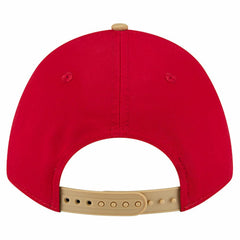 NFL San Francisco 49ers Throwback Arch COOLERA 9FORTY A-Frame M-Crown Adjustable Hat