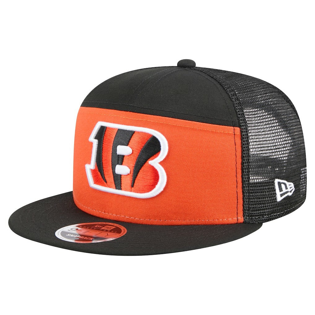 NFL Cincinnati Bengals Outdoor Split Panel 9FIFTY Snapback Hat