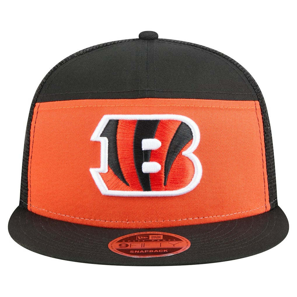 NFL Cincinnati Bengals Outdoor Split Panel 9FIFTY Snapback Hat