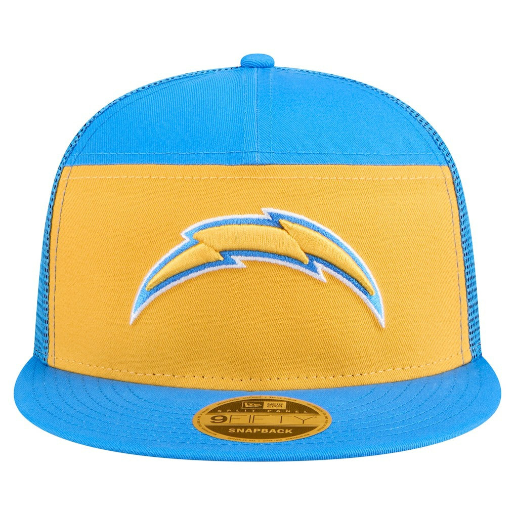 NFL Los Angeles Chargers Outdoor Split Panel 9FIFTY Snapback Hat