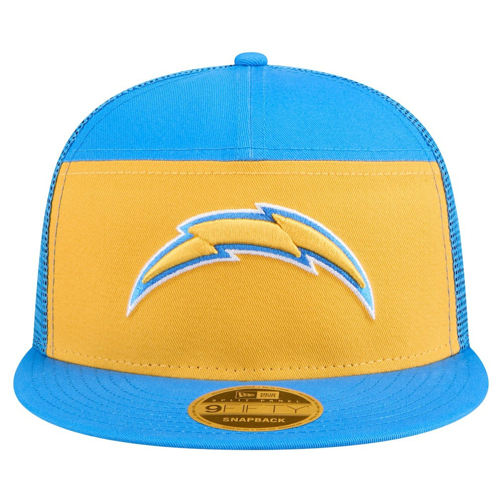 NFL Los Angeles Chargers Outdoor Split Panel 9FIFTY Snapback Hat