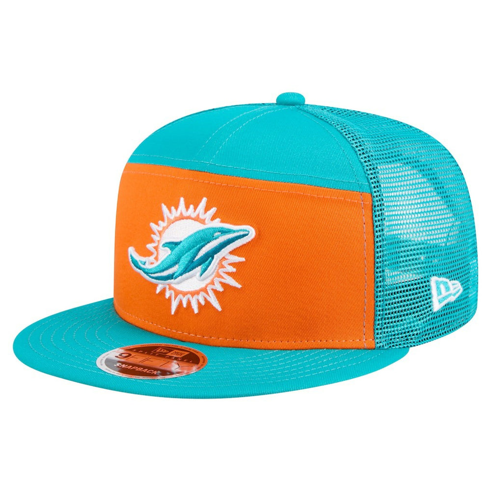 NFL Miami Dolphins Outdoor Split Panel 9FIFTY Snapback Hat