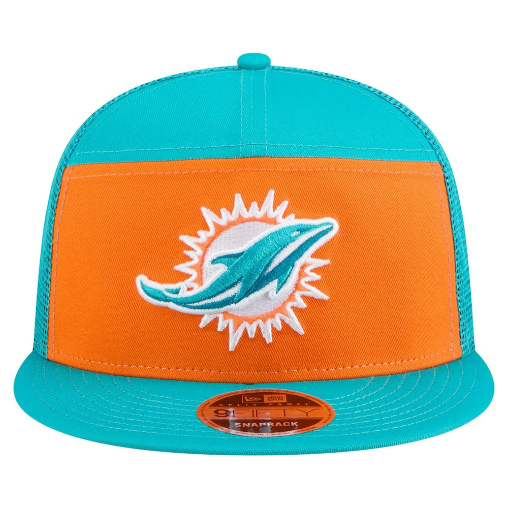 NFL Miami Dolphins Outdoor Split Panel 9FIFTY Snapback Hat