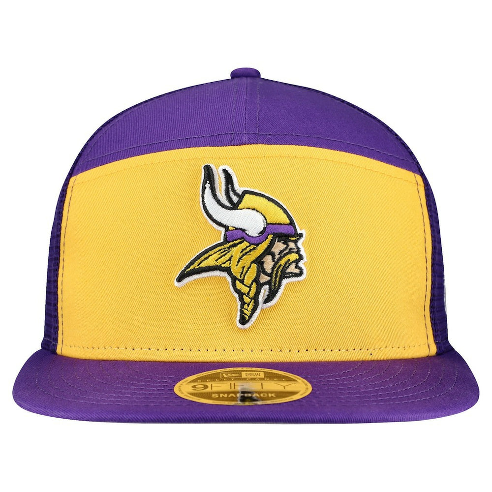 NFL Minnesota Vikings Outdoor Split Panel 9FIFTY Snapback Hat