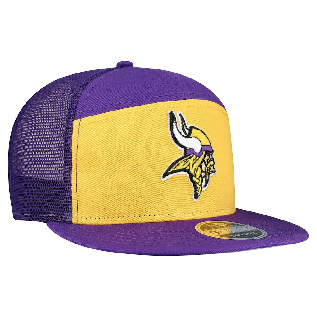 NFL Minnesota Vikings Outdoor Split Panel 9FIFTY Snapback Hat