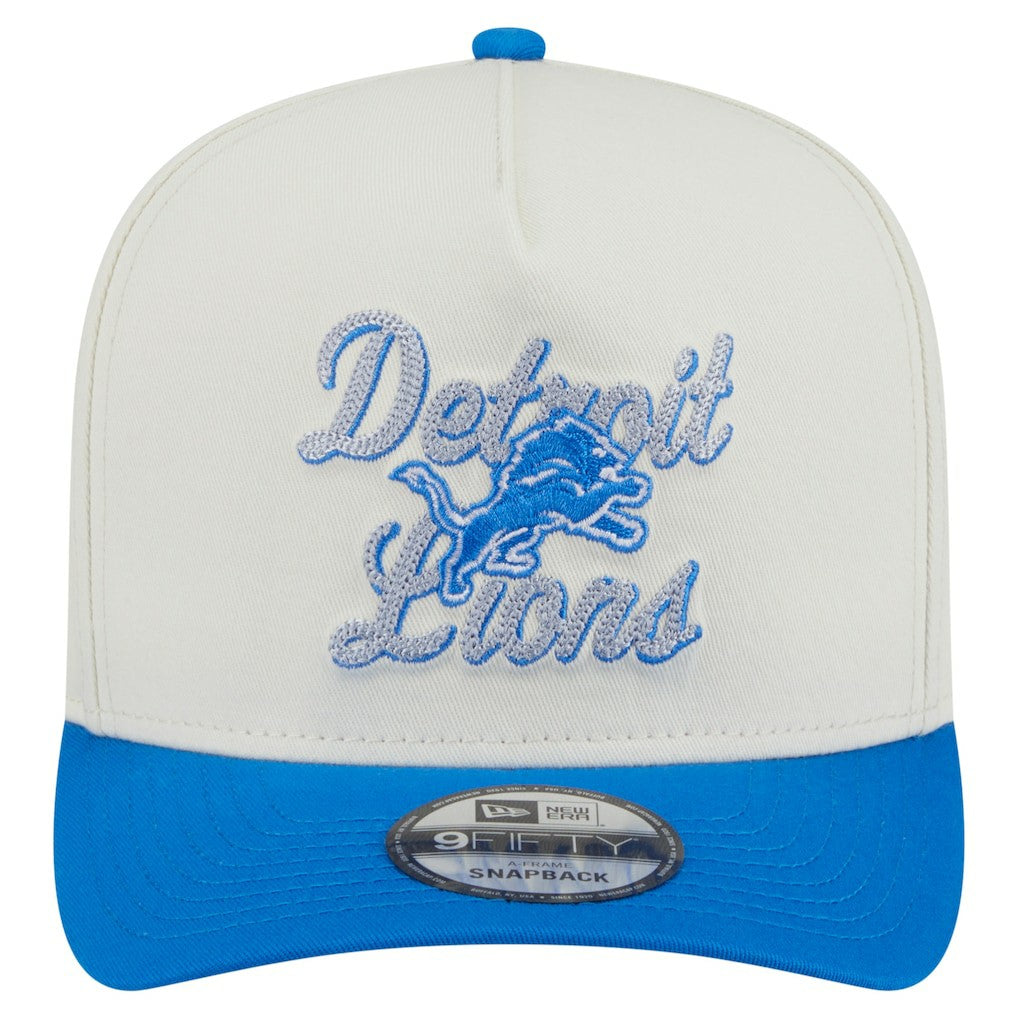 NFL Detroit Lions Chainstitch A-Frame 9FIFTY Adjustable Hat