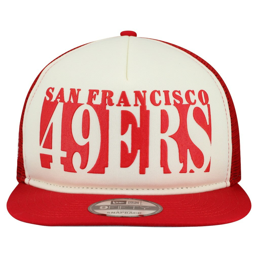 NFL San Francisco 49ers Cutout A-Frame 9FIFTY Snapback Hat