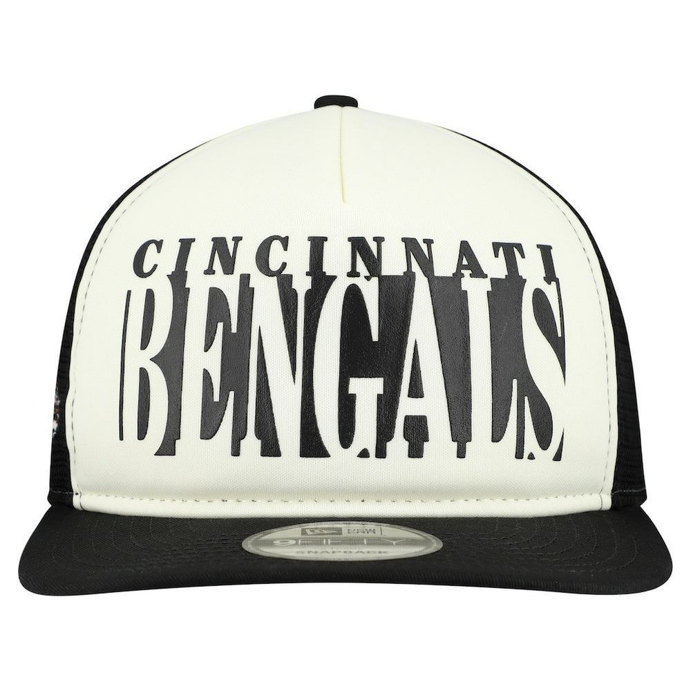 NFL Cincinnati Bengals Throwback Cutout A-Frame 9FIFTY Snapback Hat