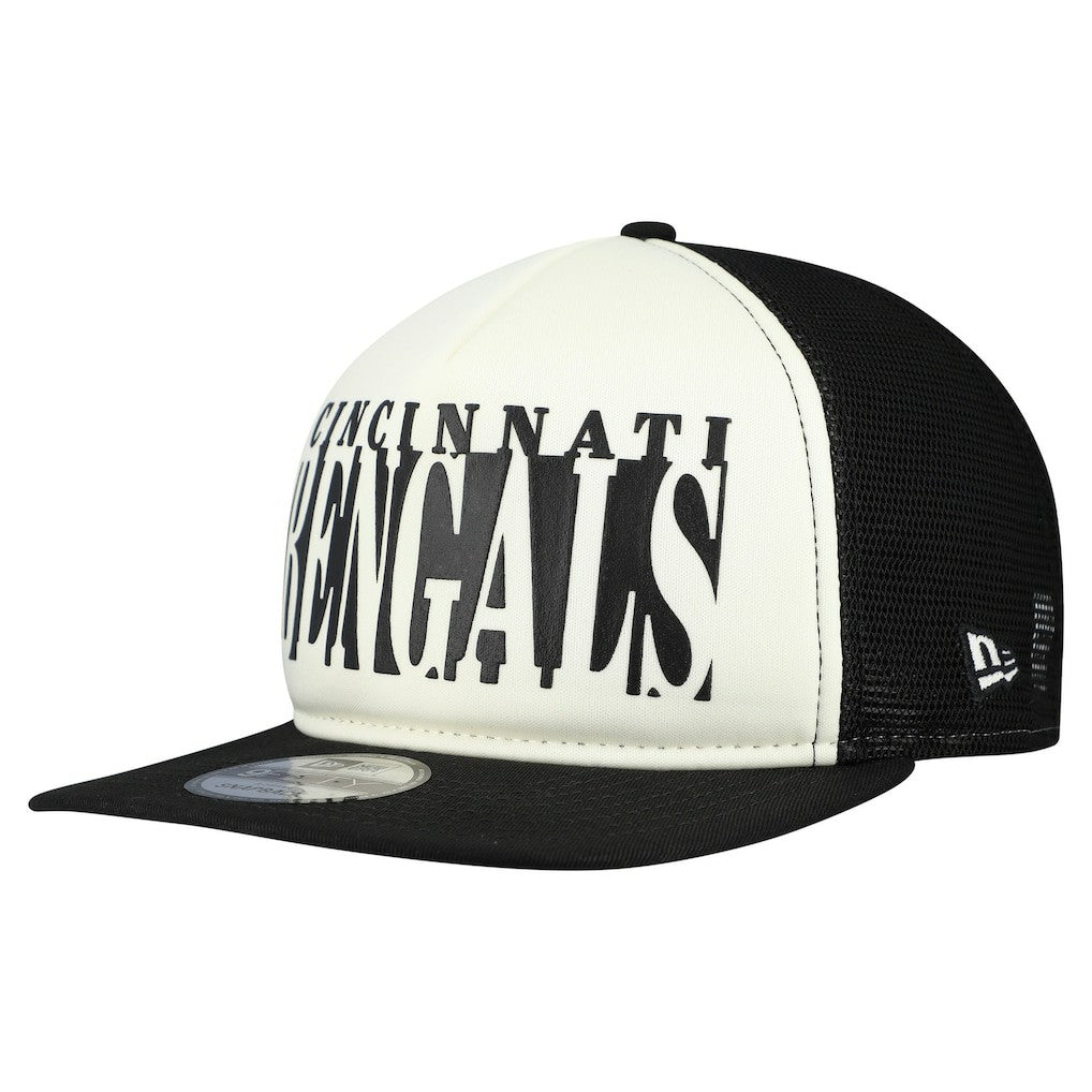 NFL Cincinnati Bengals Throwback Cutout A-Frame 9FIFTY Snapback Hat
