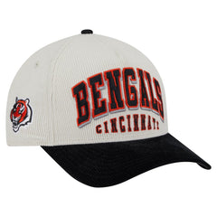 NFL Cincinnati Bengals Head Two-Tone Sided Corduroy 9FORTY A-Frame Adjustable Hat