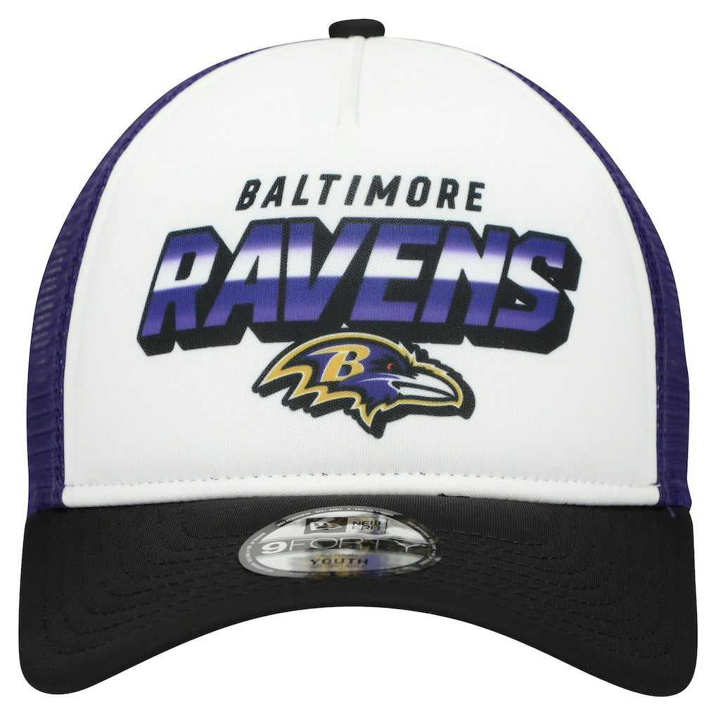 NFL Baltimore Ravens Youth Streak 9FORTY A-Frame Adjustable Hat