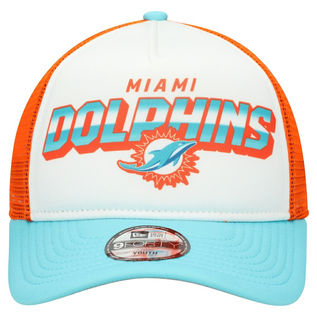 NFL Miami Dolphins Youth Streak 9FORTY A-Frame Adjustable Hat
