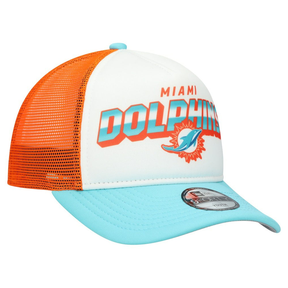 NFL Miami Dolphins Youth Streak 9FORTY A-Frame Adjustable Hat