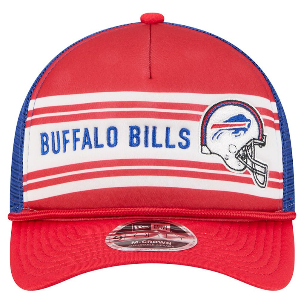 NFL Buffalo Bills Linear A-Frame 9FORTY Adjustable Hat
