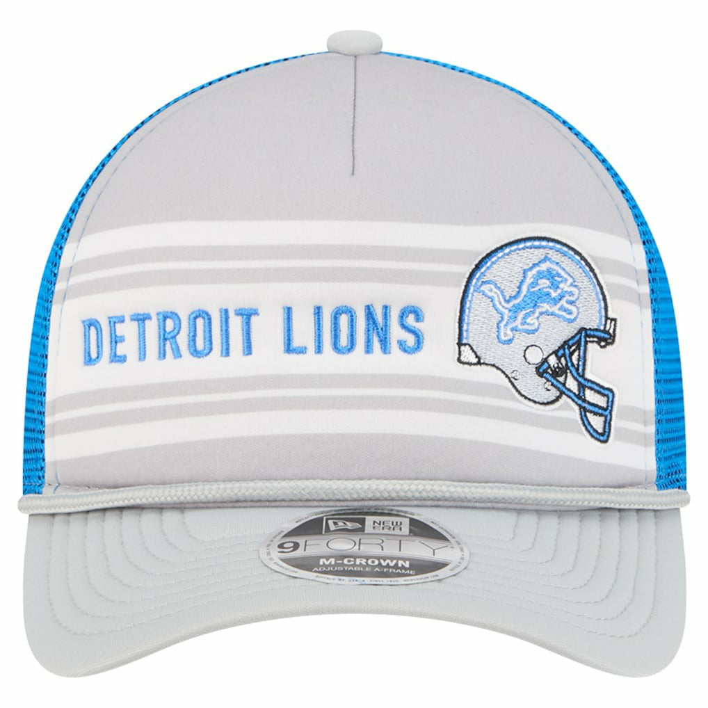 NFL Detroit Lions Linear A-Frame 9FORTY Adjustable Hat