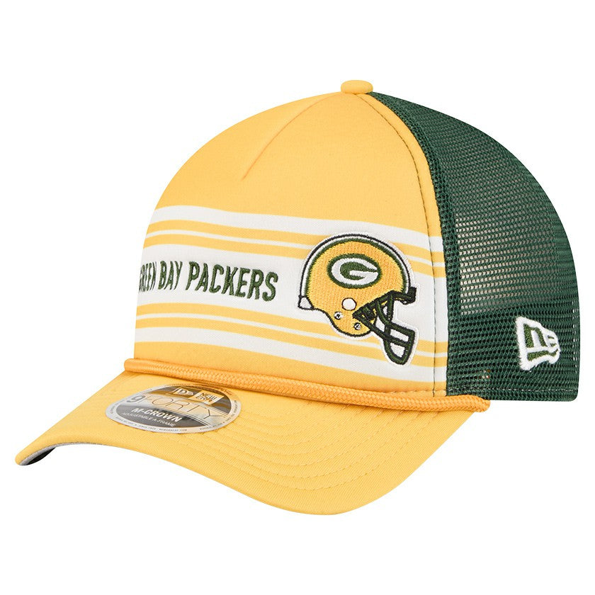 NFL Green Bay Packers Linear A-Frame 9FORTY Adjustable Hat