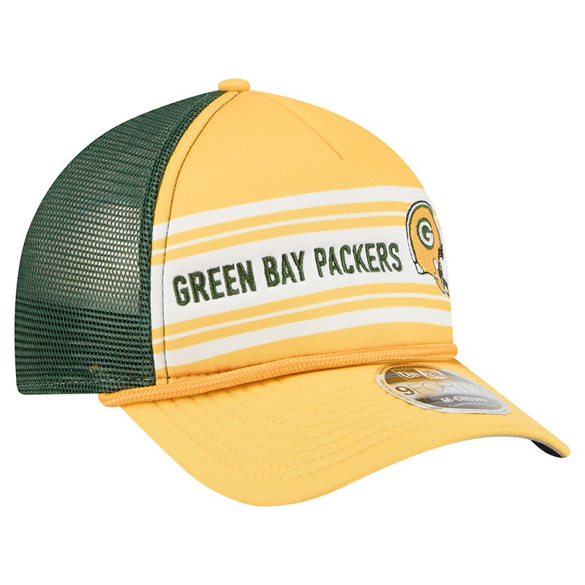 NFL Green Bay Packers Linear A-Frame 9FORTY Adjustable Hat