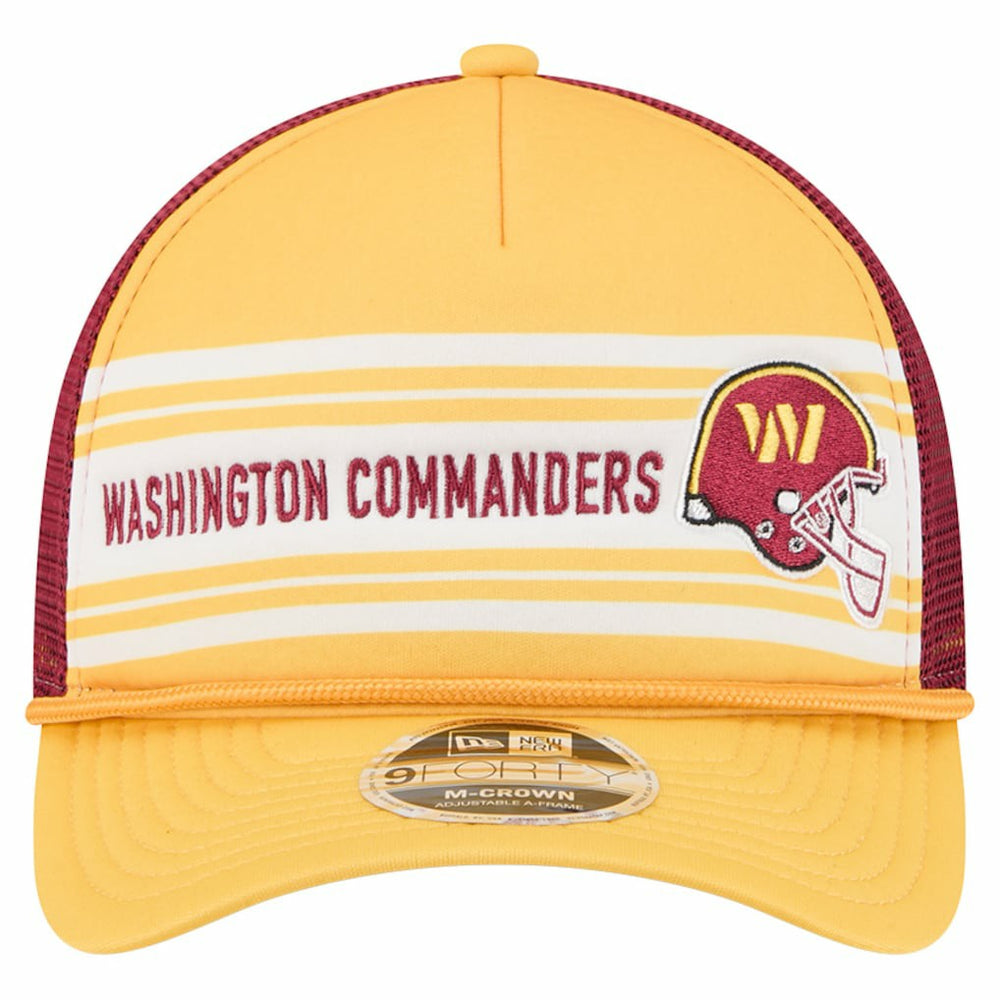 NFL Washington Commanders Linear A-Frame 9FORTY Adjustable Hat