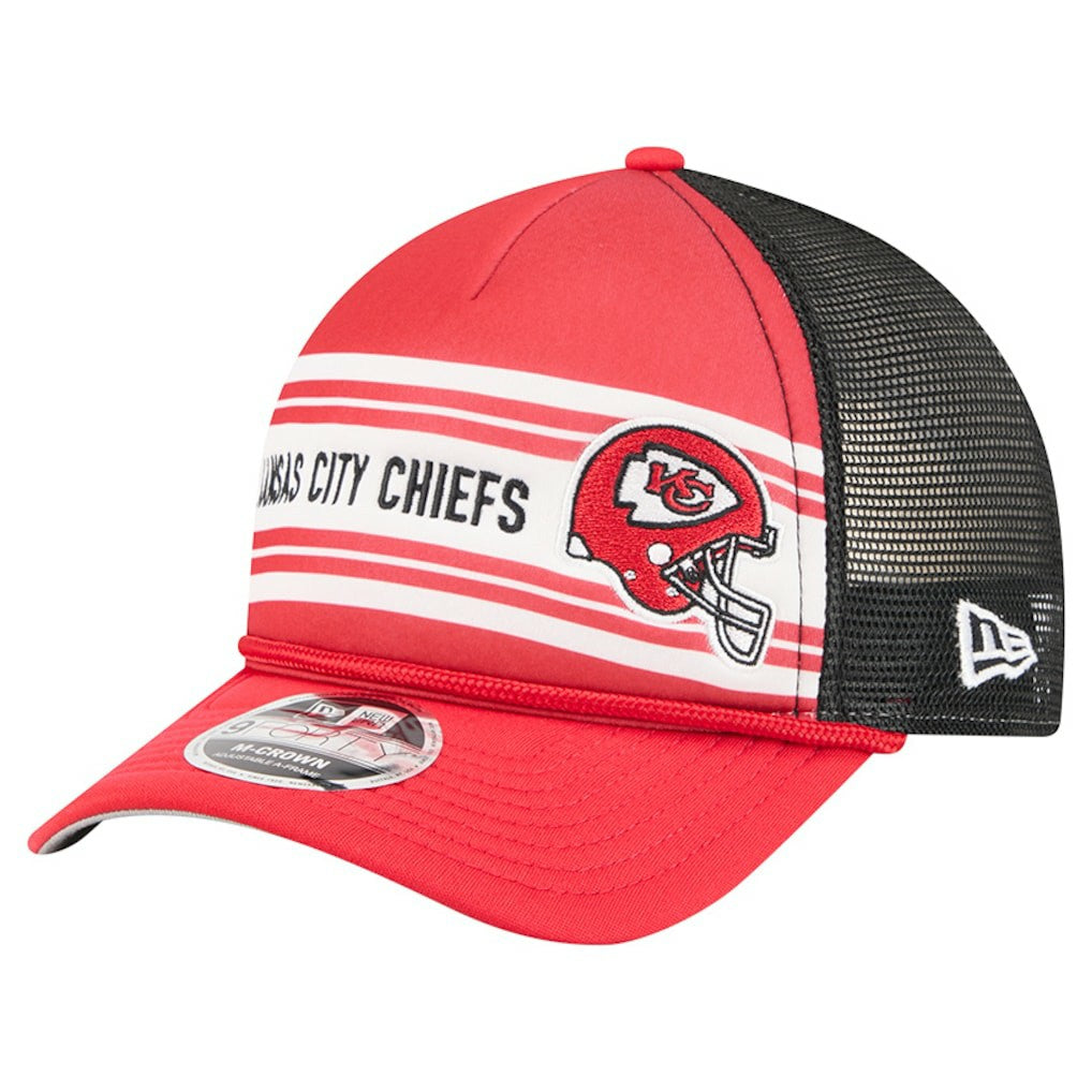 NFL Kansas City Chiefs Linear A-Frame 9FORTY Adjustable Hat