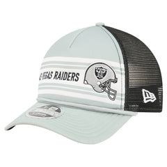 NFL Las Vegas Raiders Linear A-Frame 9FORTY Adjustable Hat