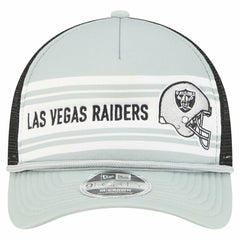 NFL Las Vegas Raiders Linear A-Frame 9FORTY Adjustable Hat