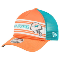 NFL Miami Dolphins Linear A-Frame 9FORTY Adjustable Hat