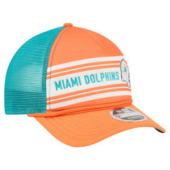 NFL Miami Dolphins Linear A-Frame 9FORTY Adjustable Hat