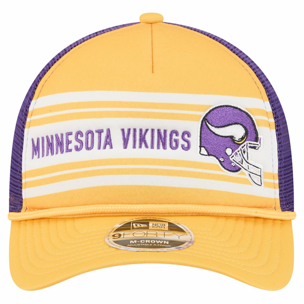 NFL Minnesota Vikings Linear A-Frame 9FORTY Adjustable Hat