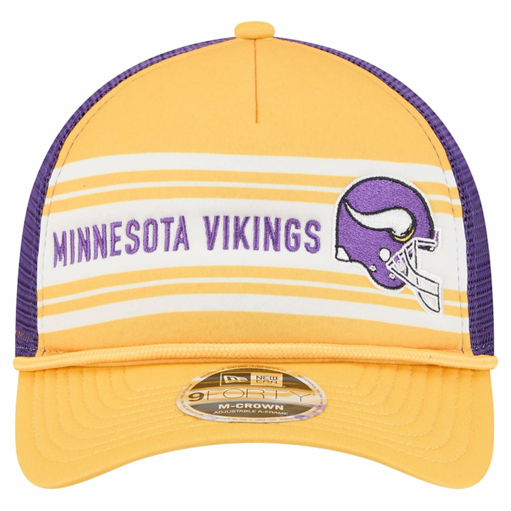 NFL Minnesota Vikings Linear A-Frame 9FORTY Adjustable Hat